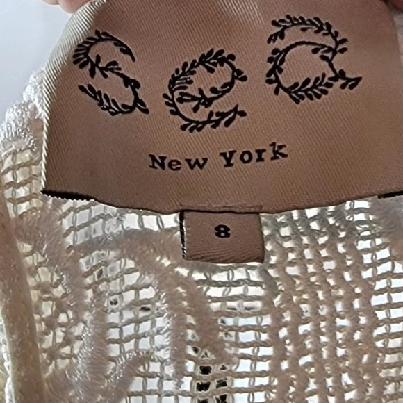 Sea NYC Frida Embellished Top, ivory Size 8 NWOT - Picture 6 of 7